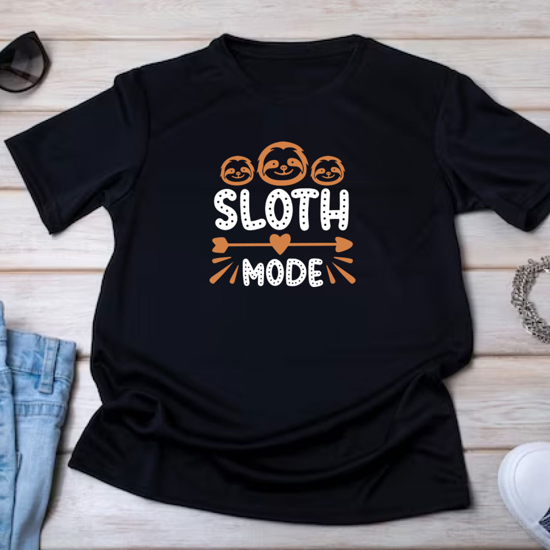 Sloth T-shirt Design Bundle Vol-05 preview image.