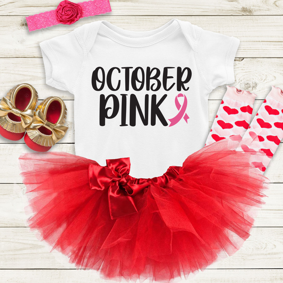 Breast Cancer Svg T-shirt Design Bundle Volume-03 preview image.