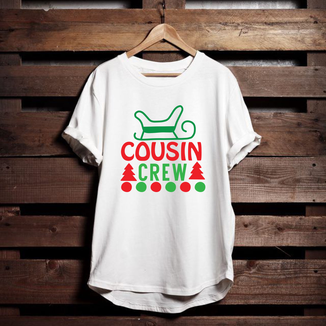 Christmas T-shirt Design SVG Bundle Free Volume-38 preview image.