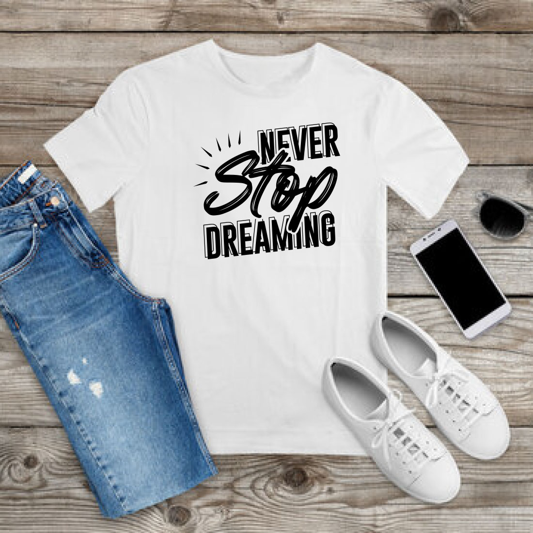 Motivational SVG T-shirt Design Bundle Vol-16 preview image.