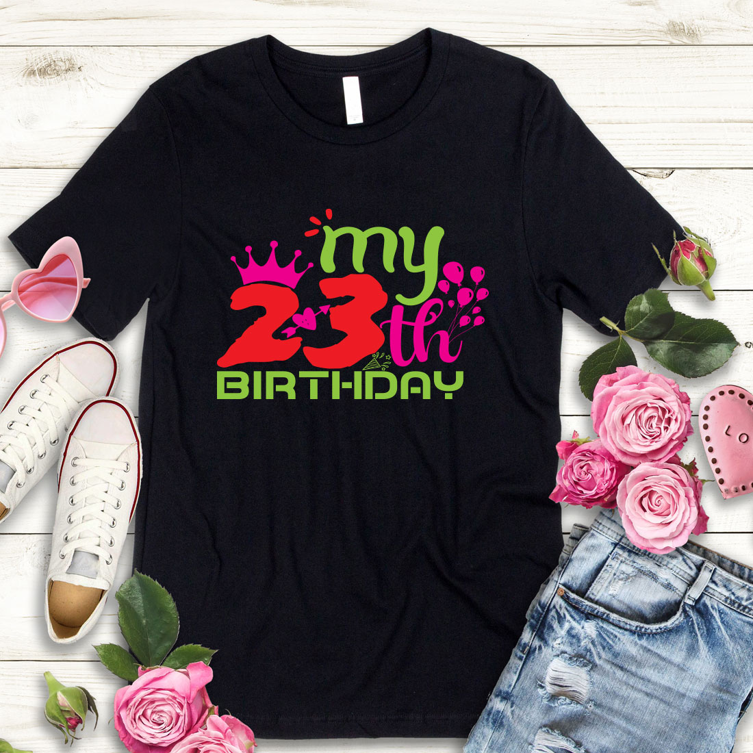 birthday svg design bundle Happy birthday svg bundle hand lettered birthday svg birthday party svg Volume-08 preview image.