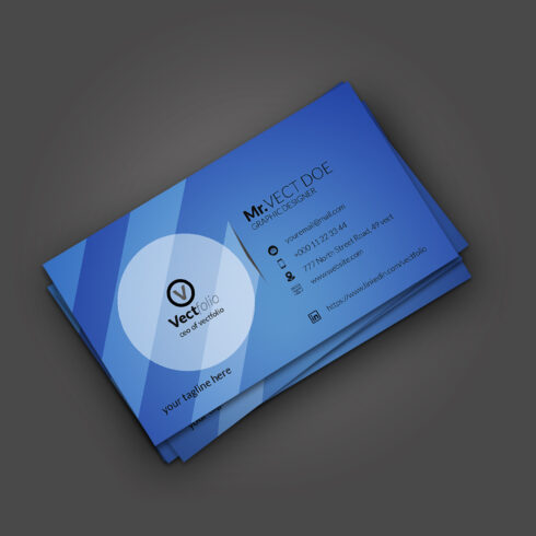 Special Creative Corporate Business Card Template cover image.