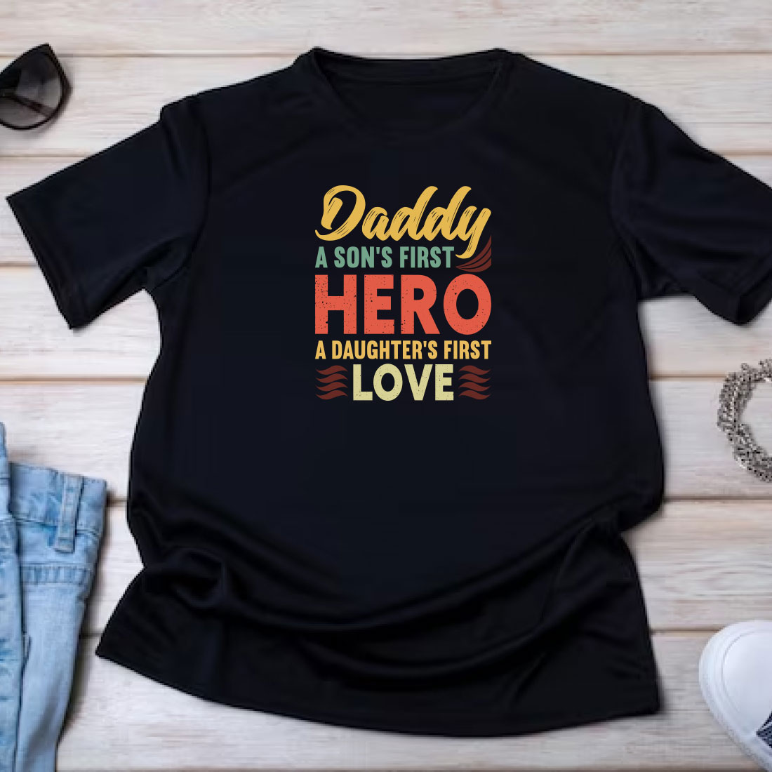 Father's Day SVG T-shirt Design Bundle Vol-24 preview image.