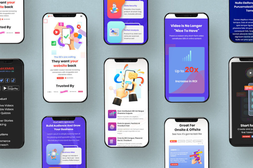 Multipurpose Landing Page PSD & XD Templates - MasterBundles