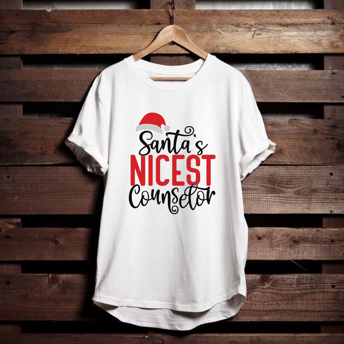 Christmas T-shirt Design SVG Bundle Free Volume-51 preview image.