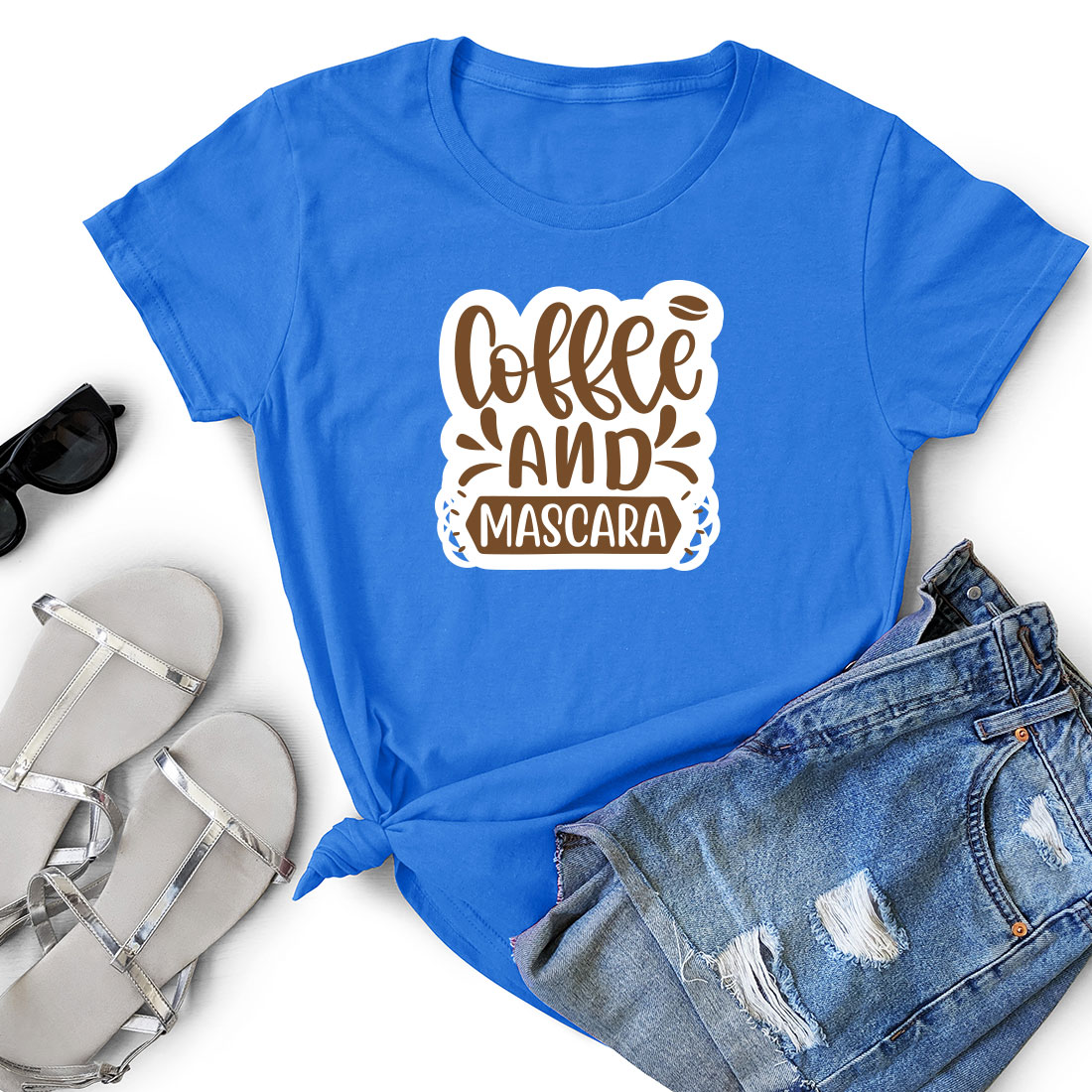 Coffee Sticker T-shirt Design Bundle Vol-1 preview image.