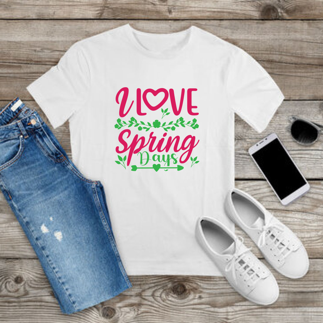 Spring T-shirt Design Bundle Vol-10 preview image.