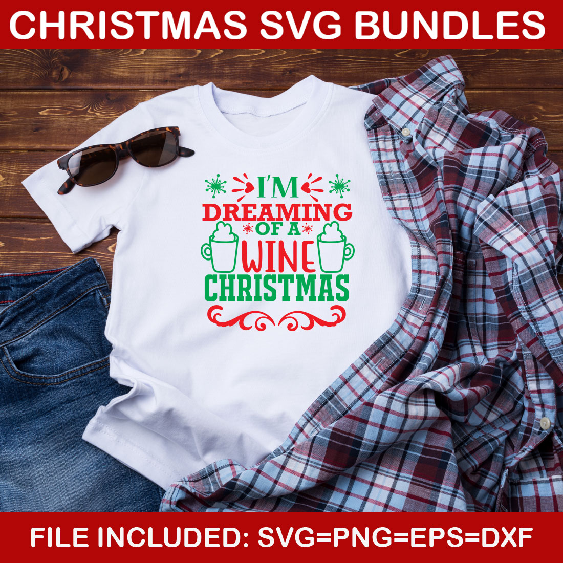 Ultimate List! 6 Christmas SVG Free Bundles preview image.