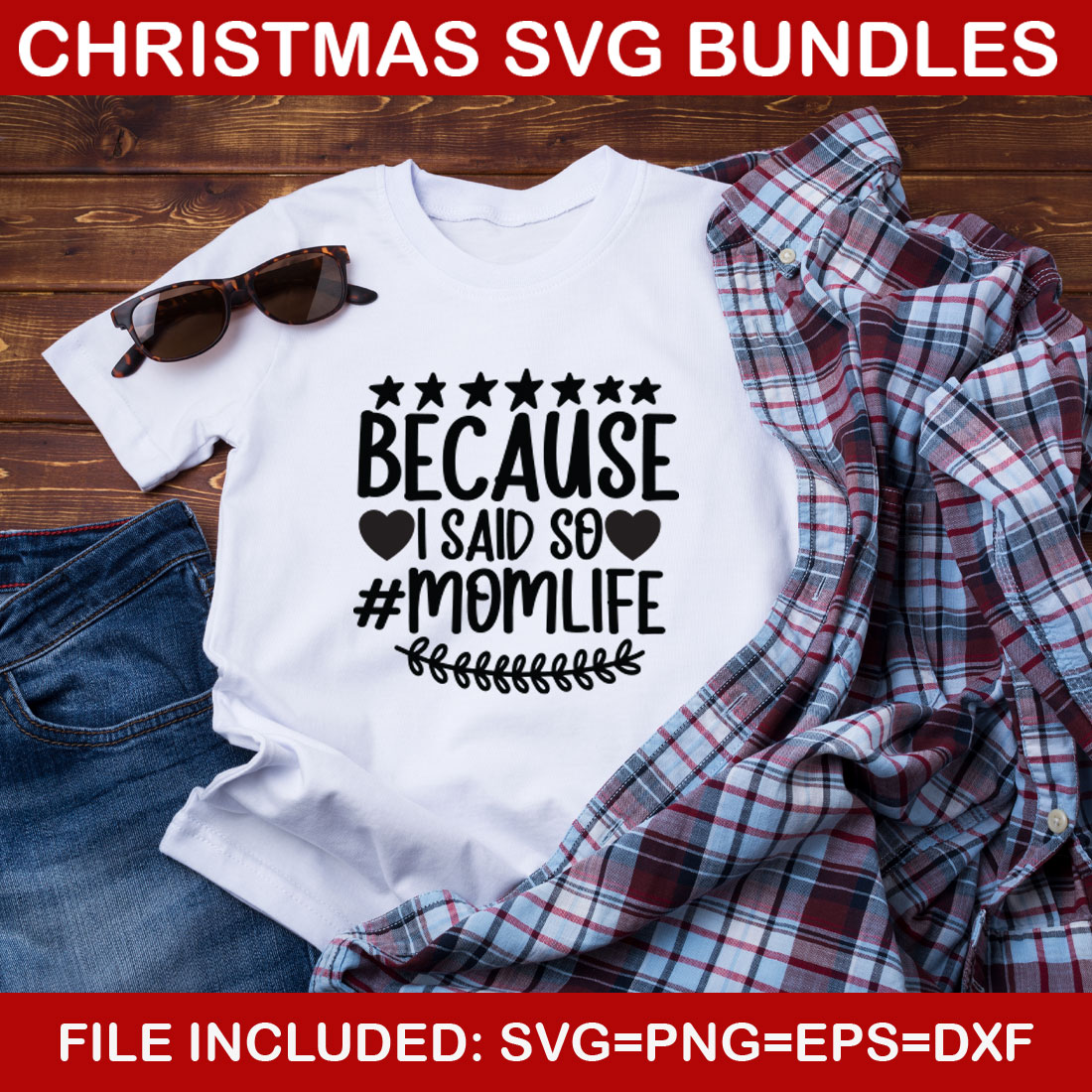 Mom SVG 07 T-shirt Design Bundle preview image.