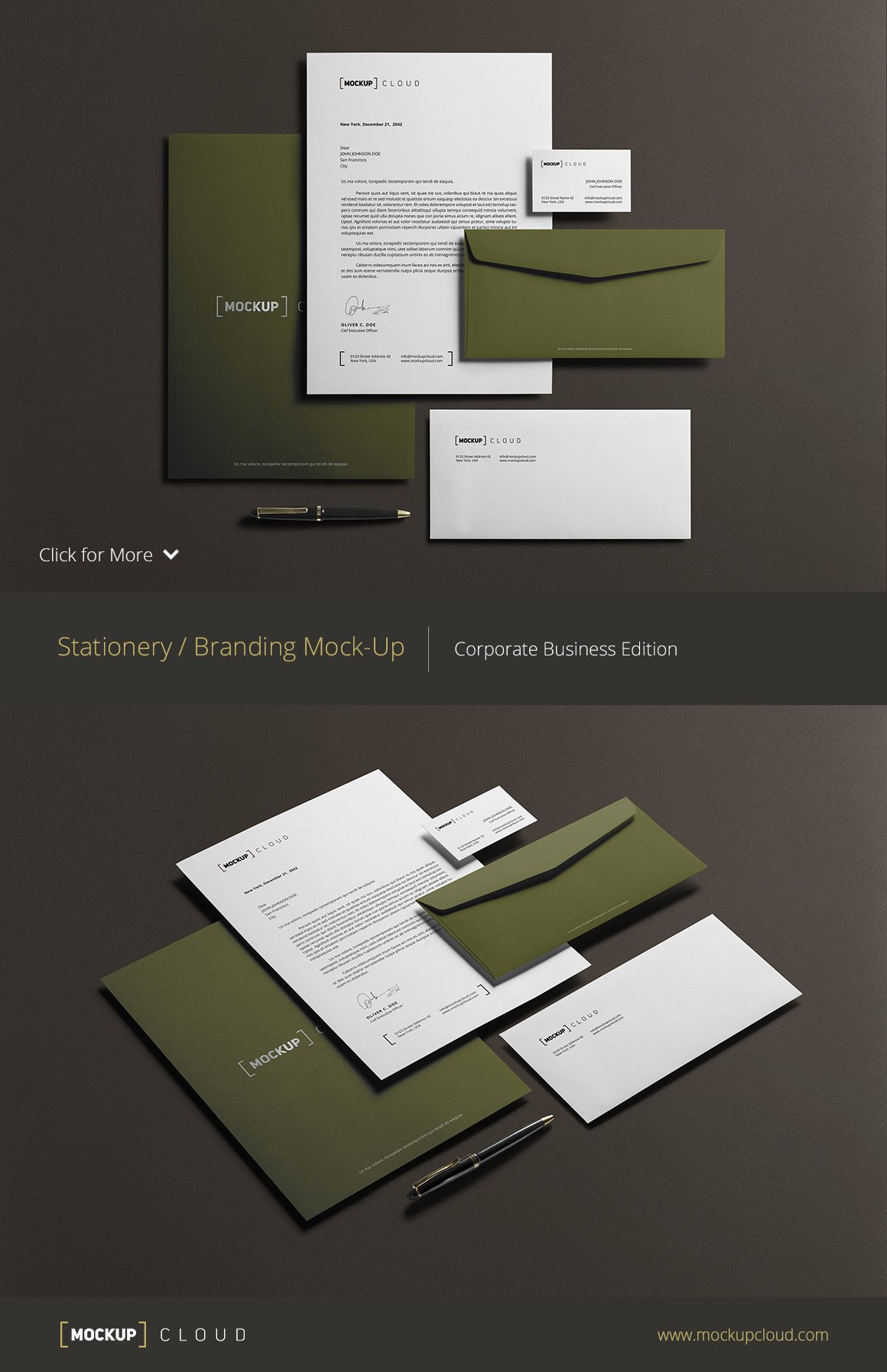 Corporate Stationery Mock-Up preview image.