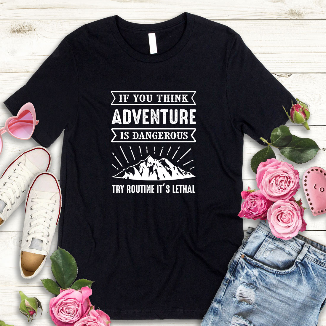 Adventures And Outdoors T-shirt Design Bundle Volume-35 preview image.