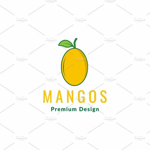 fresh fruit mango orange logo cover image.
