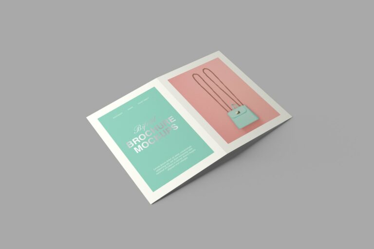 A5 Bifold Brochure Mockups – MasterBundles
