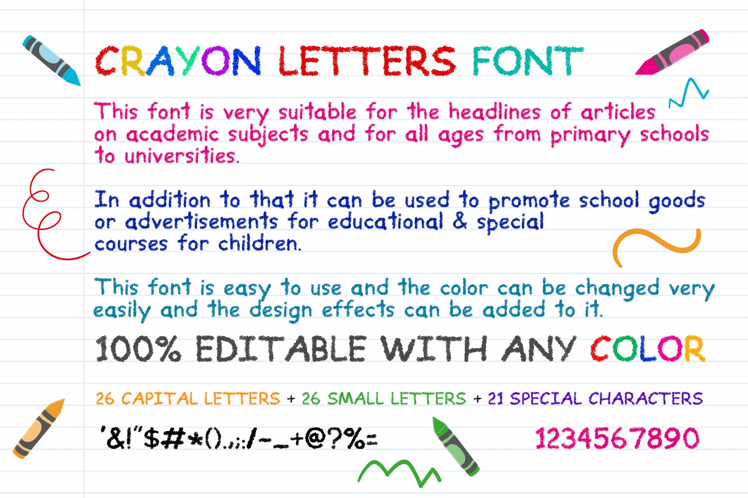 03 crayon letters font 949