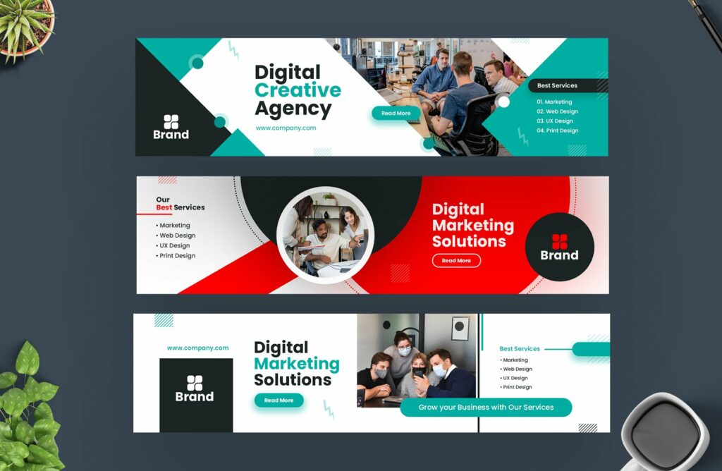 Digital Marketing LinkedIn Banner – MasterBundles