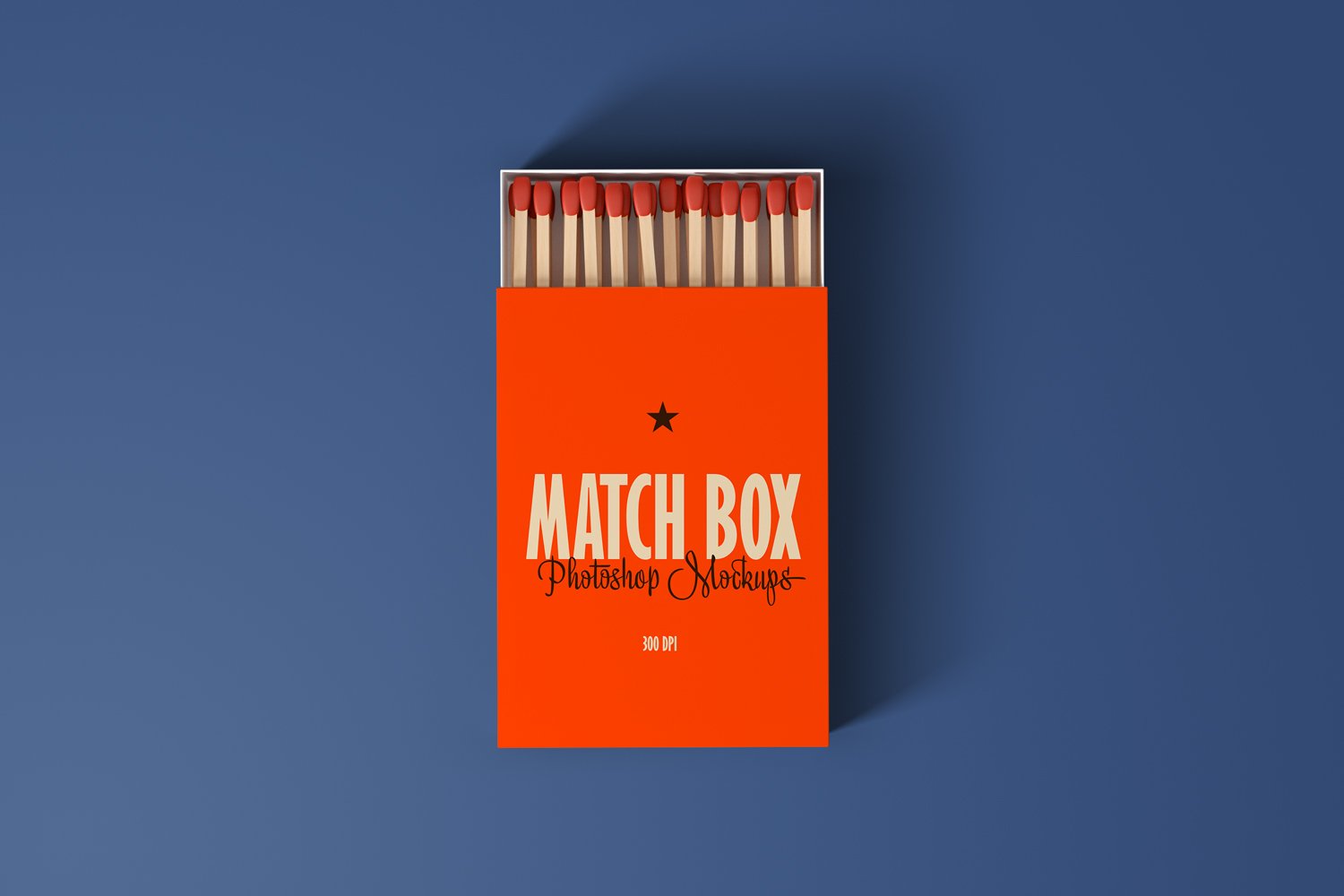 03 matches box photoshop mockups 934