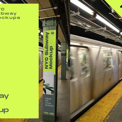 Poster Mockup NYC Subway cover image.