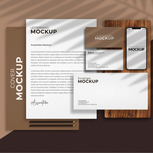 Stationery & Branding Mock-up Vol.01 cover image.