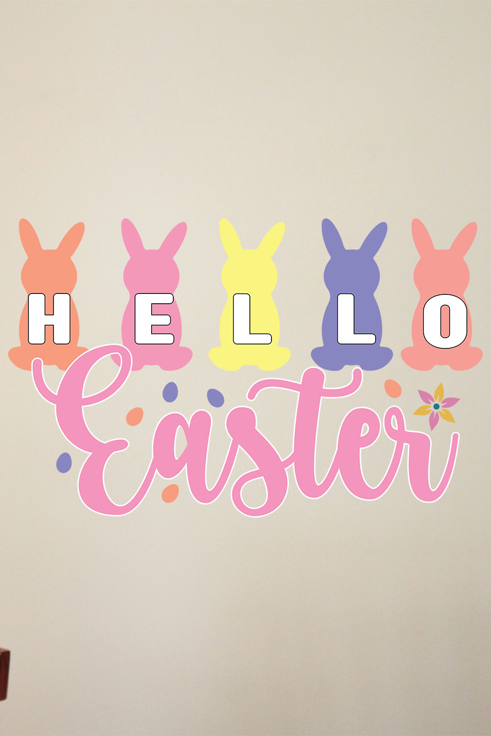 Easter SVG Design Bundle pinterest preview image.