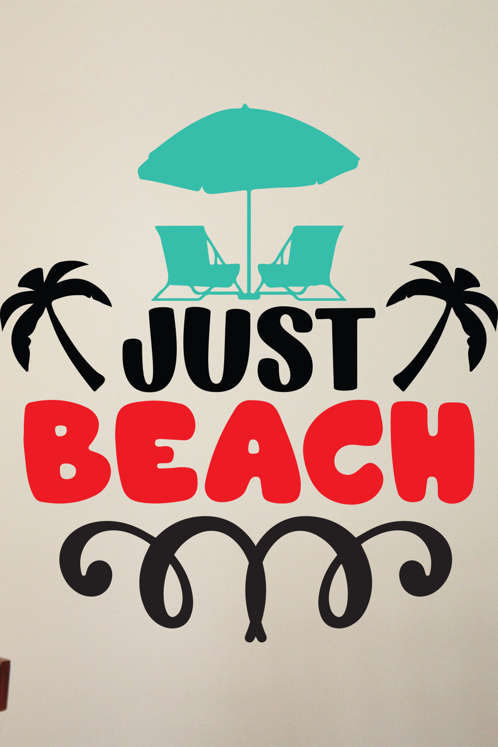 Beach SVG Design Bundle pinterest preview image.