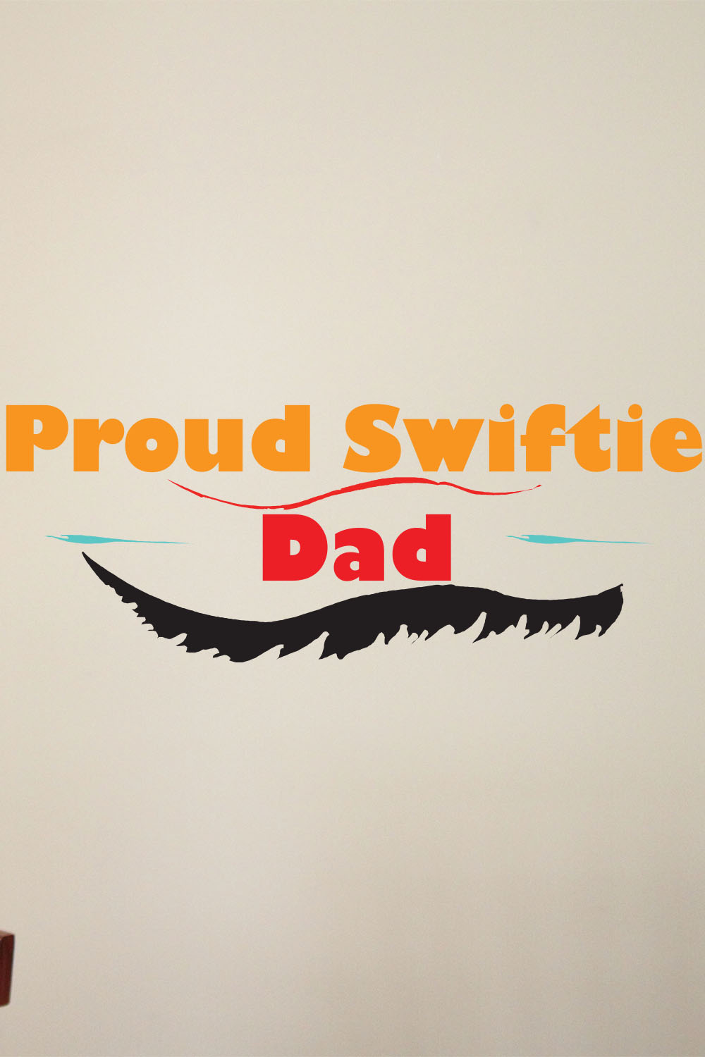 Proud Swiftie Dad pinterest preview image.