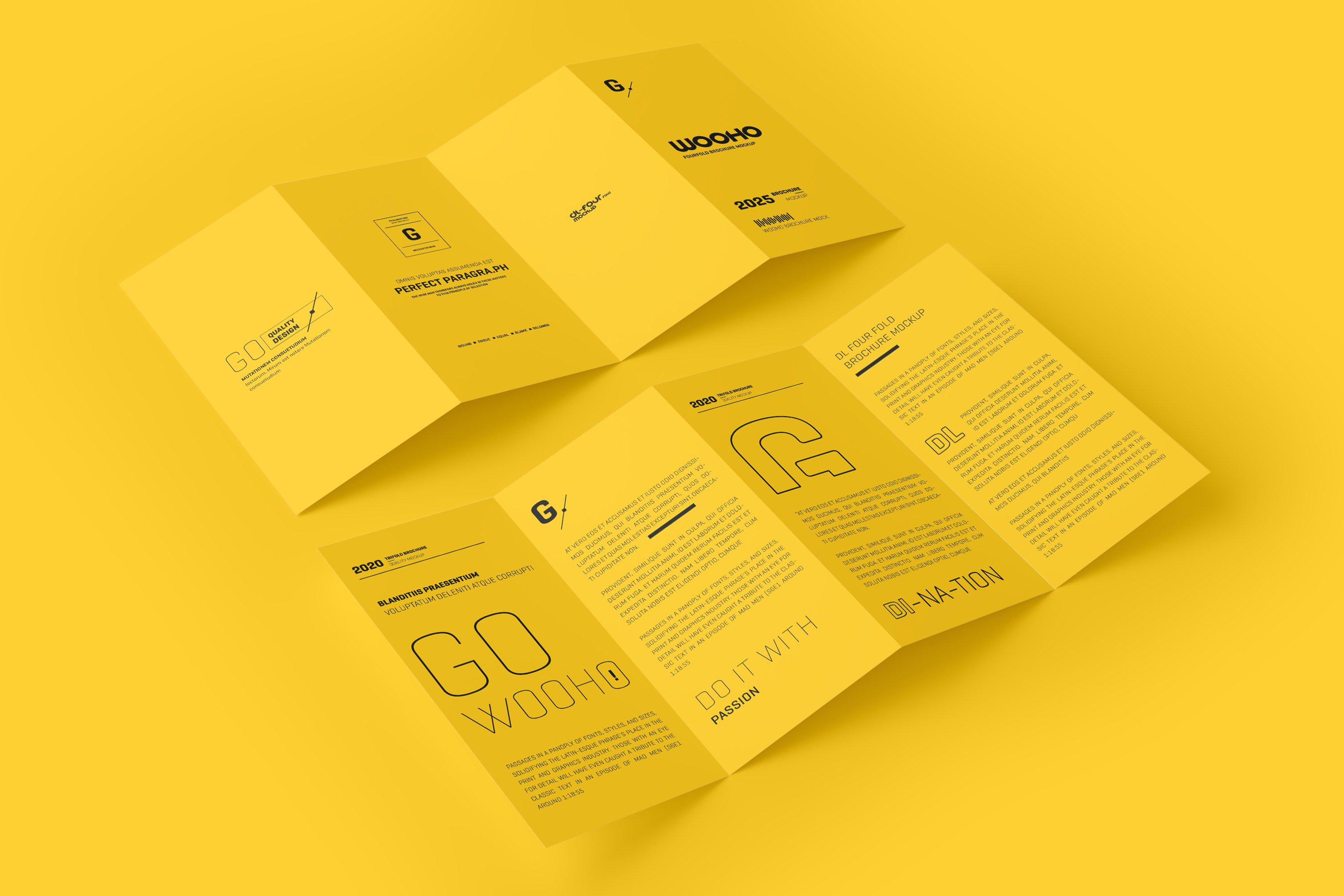 04 dl four 4 fold brochure mockup 13