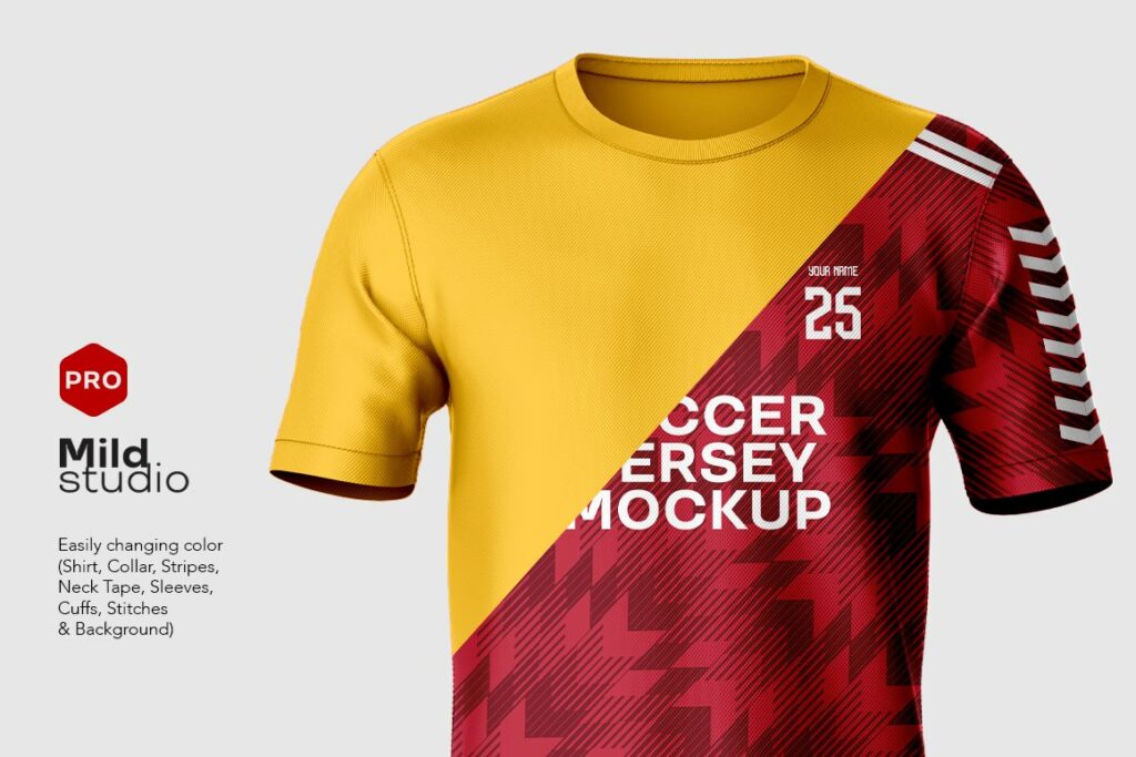 Soccer Jersey kit Mockup MasterBundles
