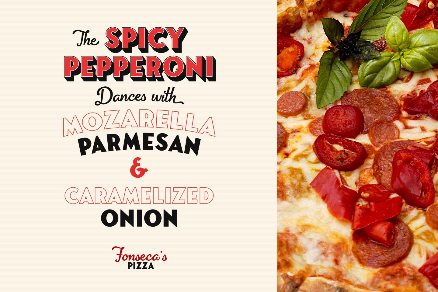 04 pizza restaurant manu typography pepperoni 739