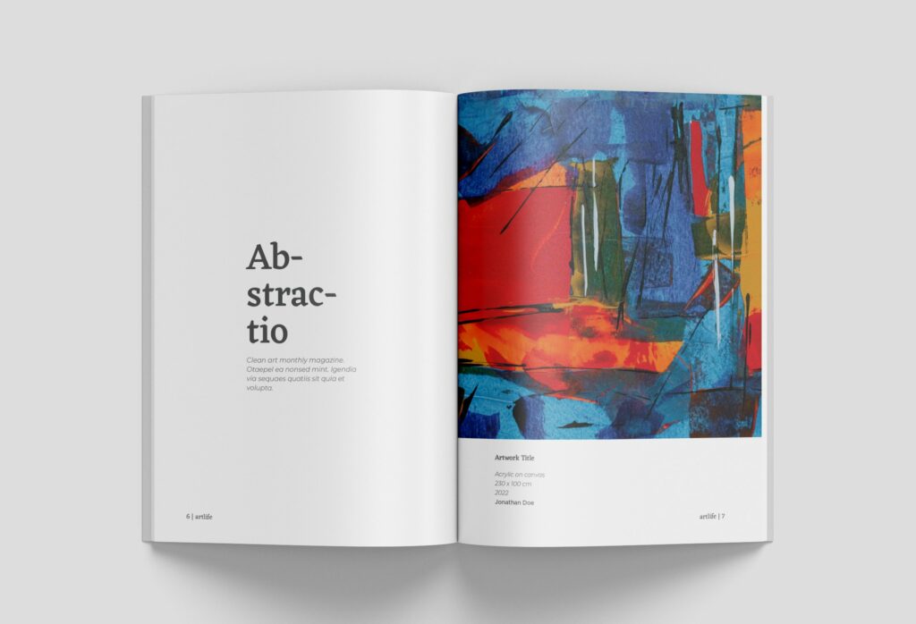 A5 Art Exhibition Catalog MasterBundles