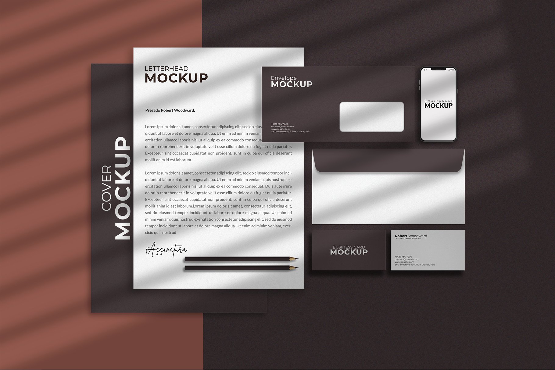 Stationery & Branding Mock-up Vol.01 preview image.