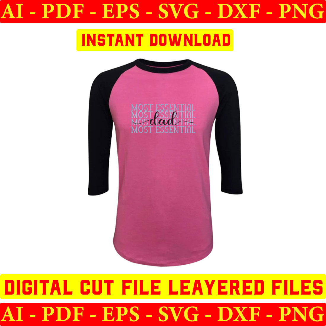 Pink and black baseball shirt with the words.