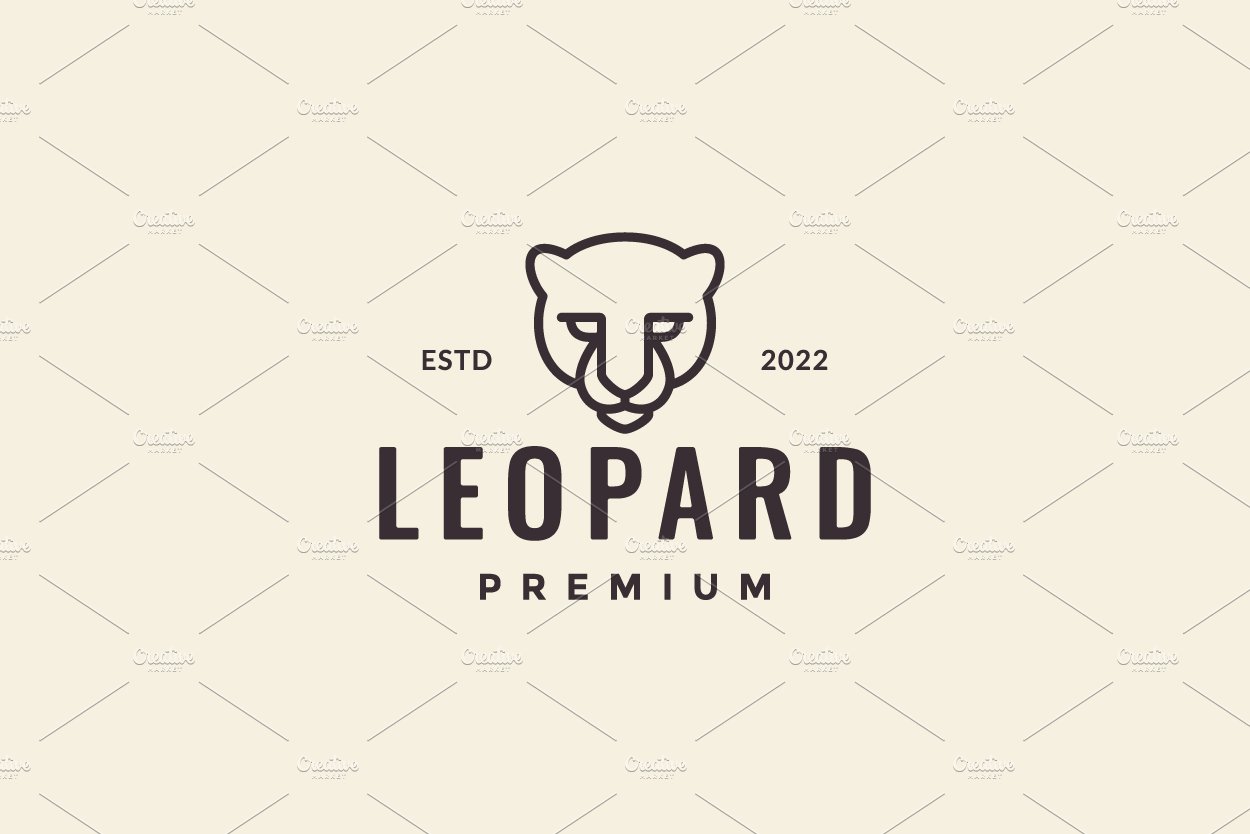 hipster-faced animal leopard logo cover image.