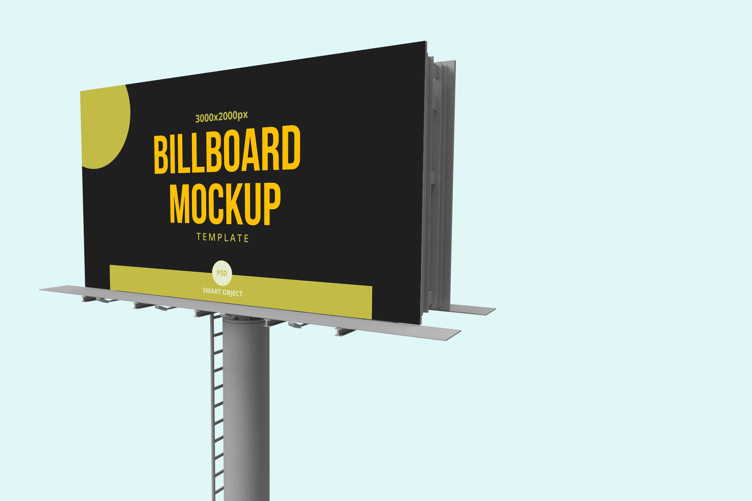Billboard Mockup Template preview image.