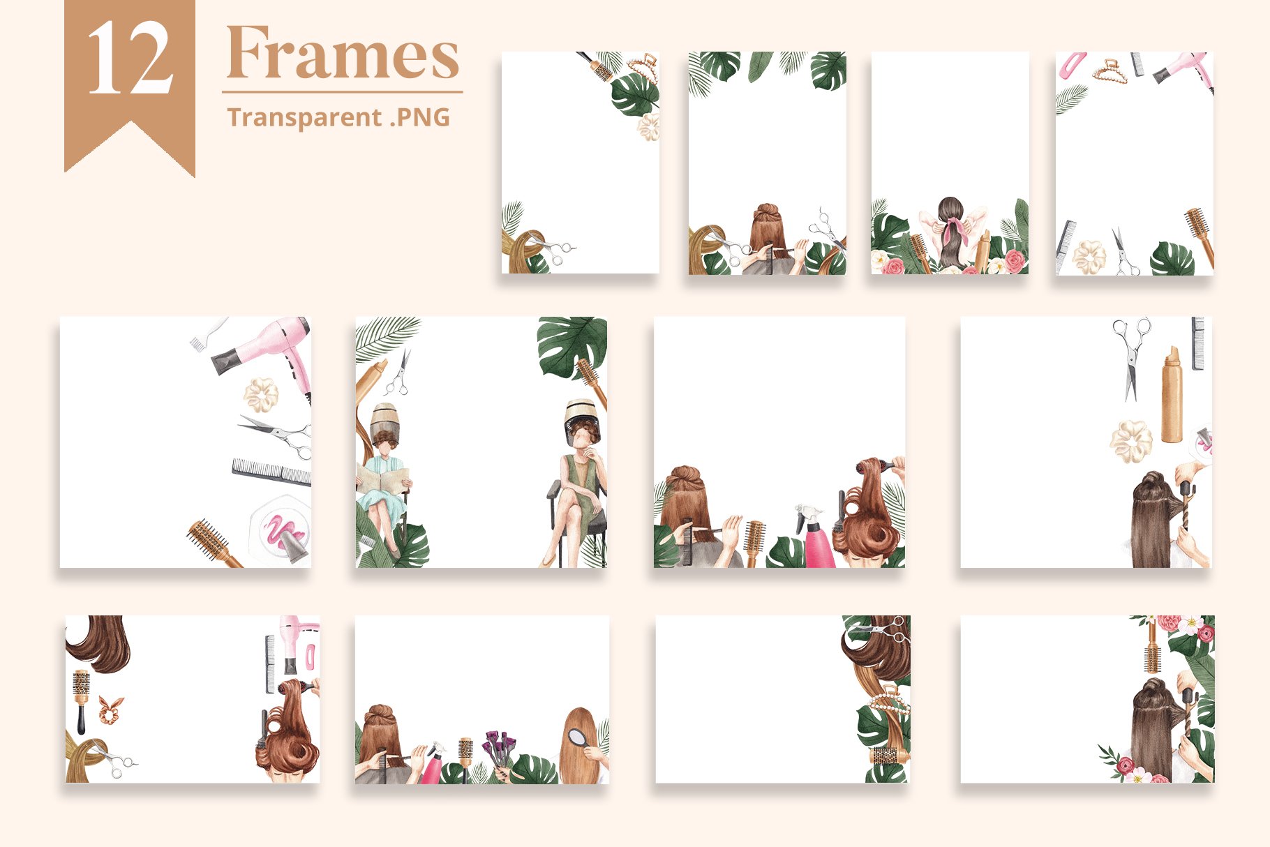 05 salon hair beauty frame 492