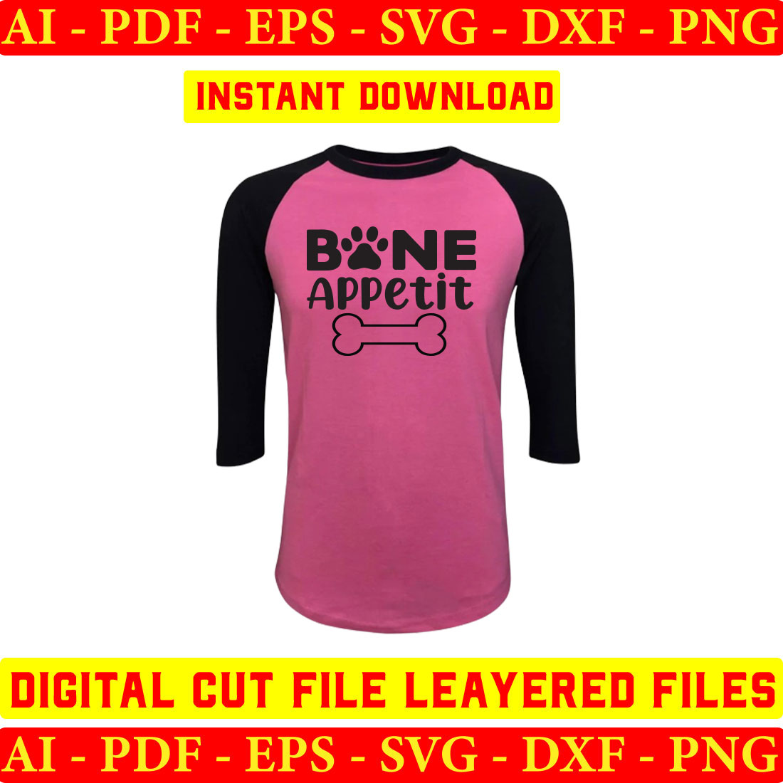 Funny Dog T-shirt Designs Bundle Vol-3 preview image.