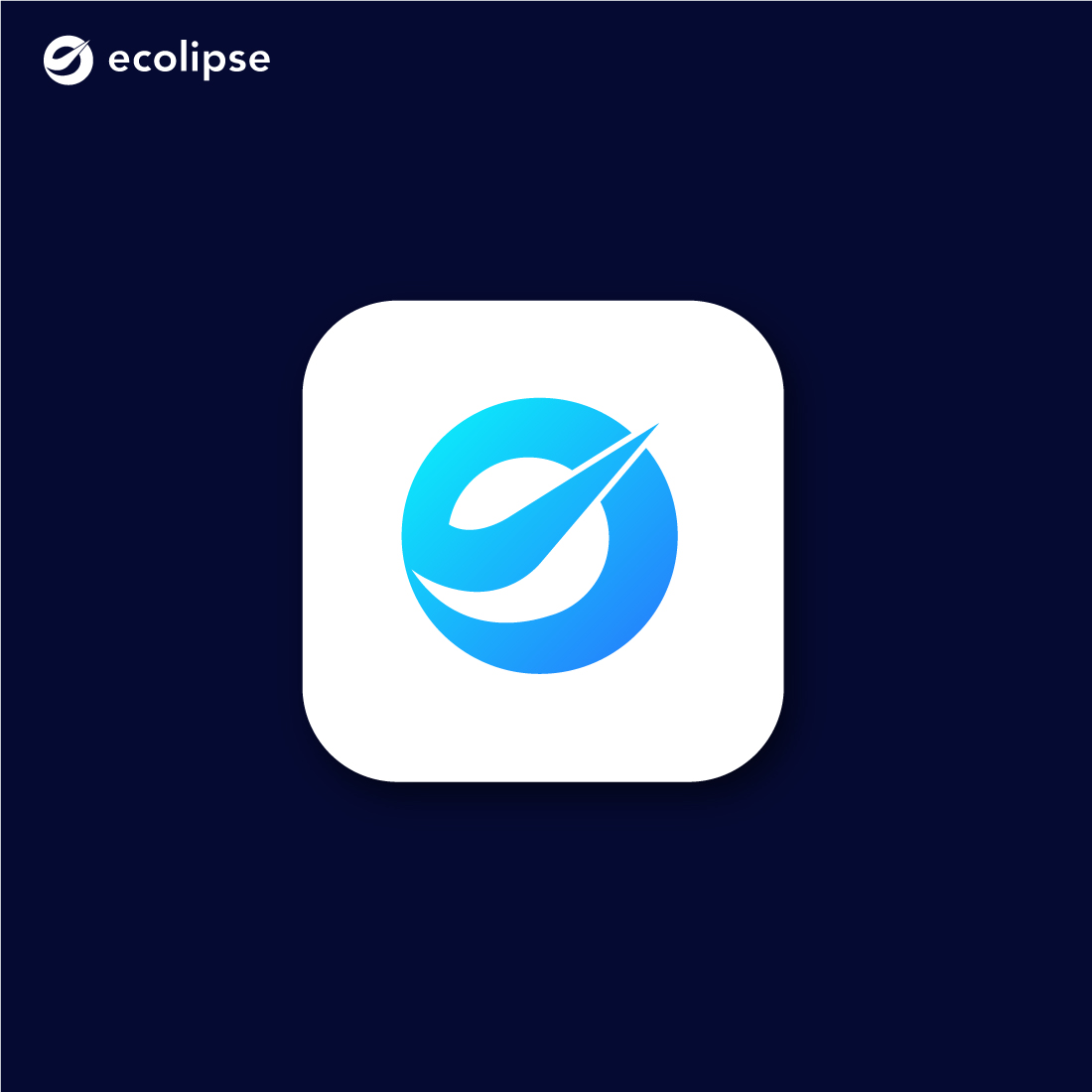 Later "e" Logo Design, Ecolipes preview image.