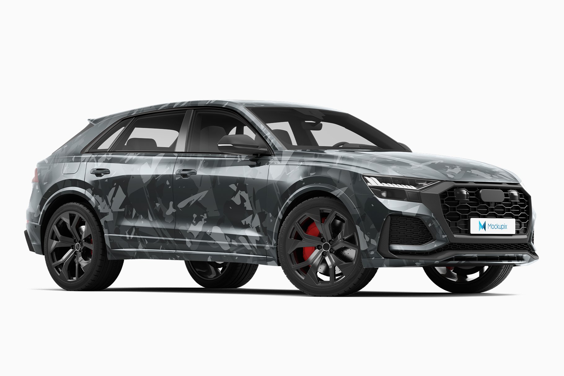 06 audi q7 car mockup 708