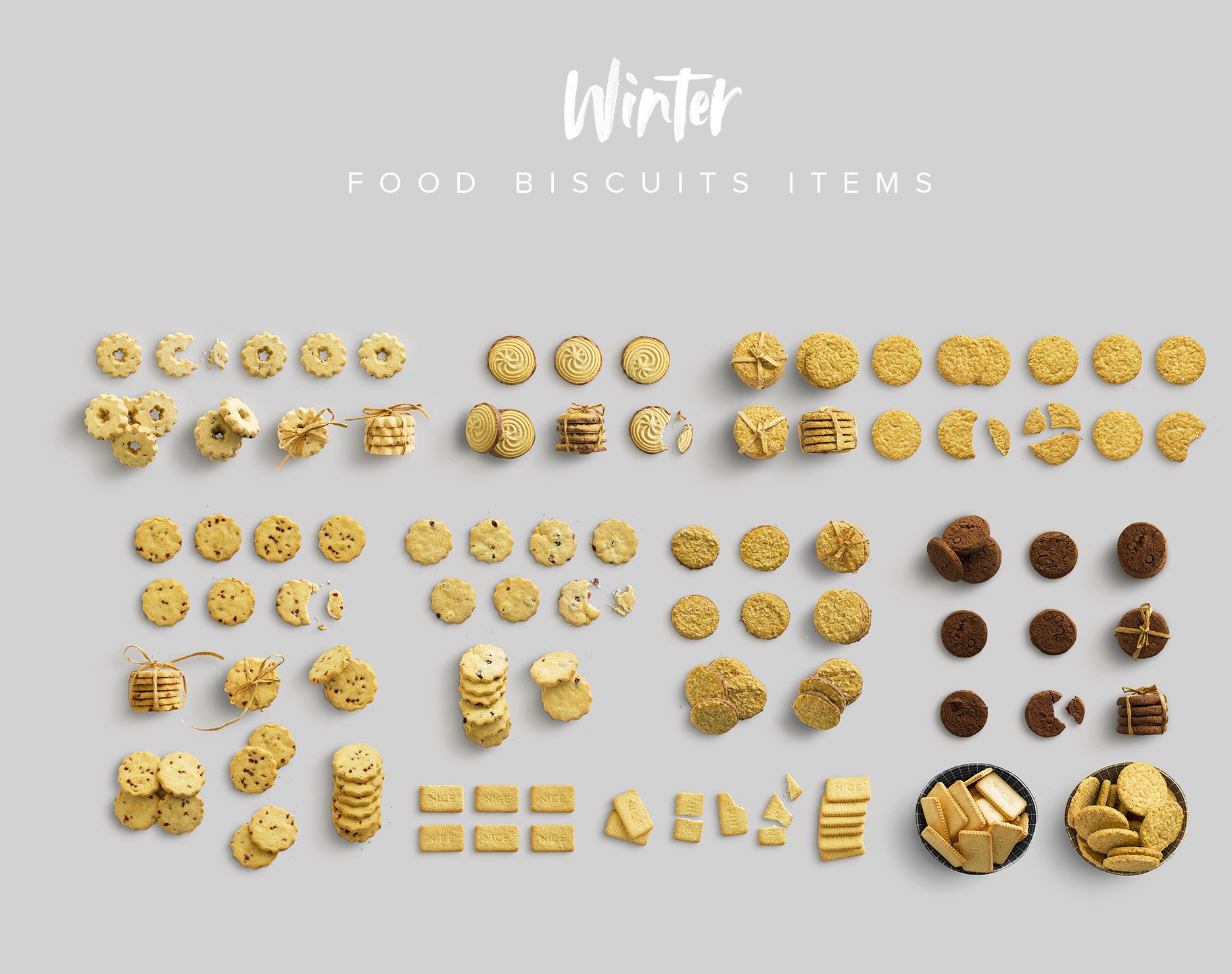 06 winter collection food biscuits items customscene 544