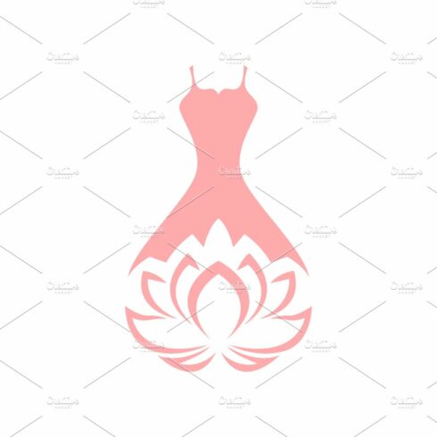 woman dress with water lily logo cover image.