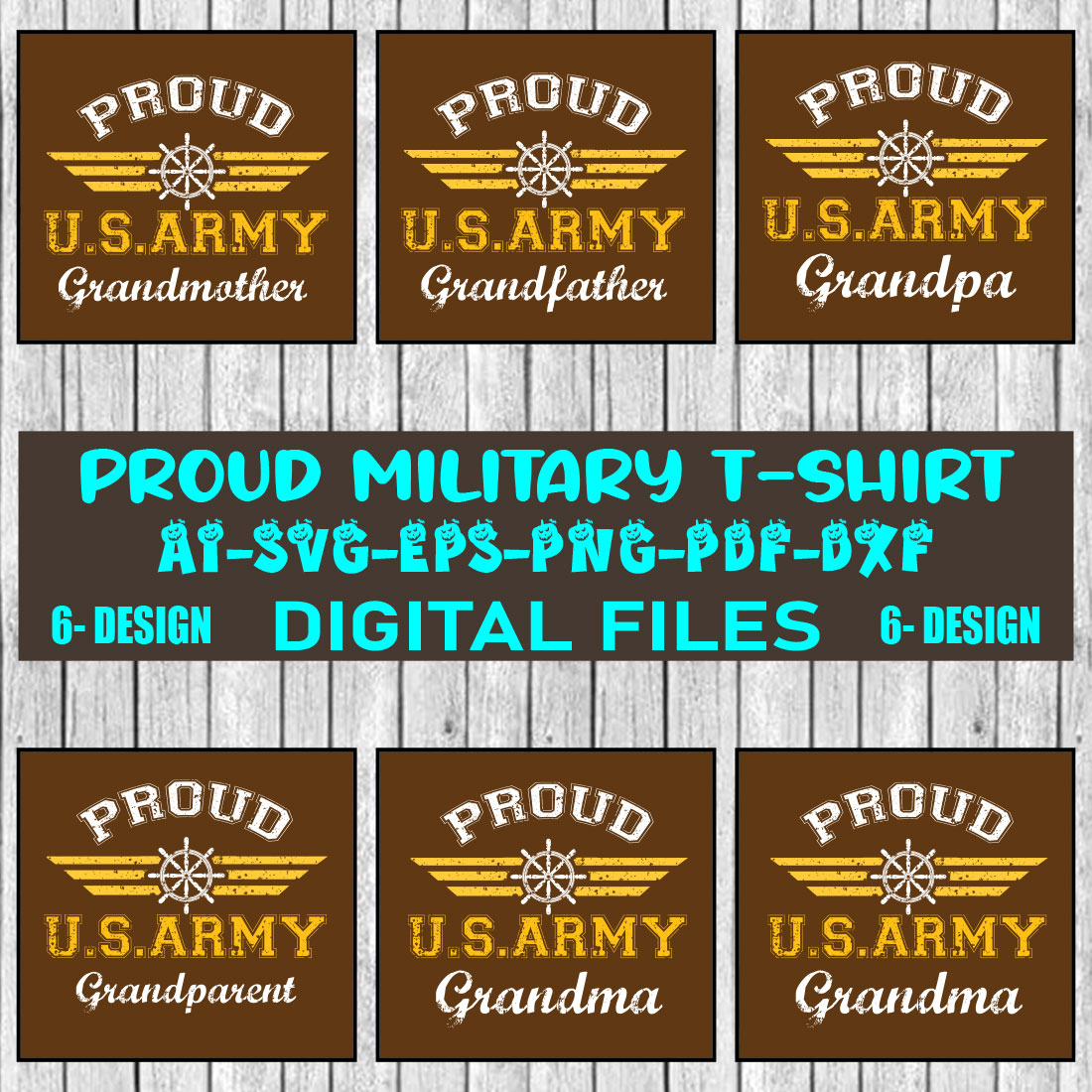 Proud Military T-shirt Design Bundle Vol-14 cover image.