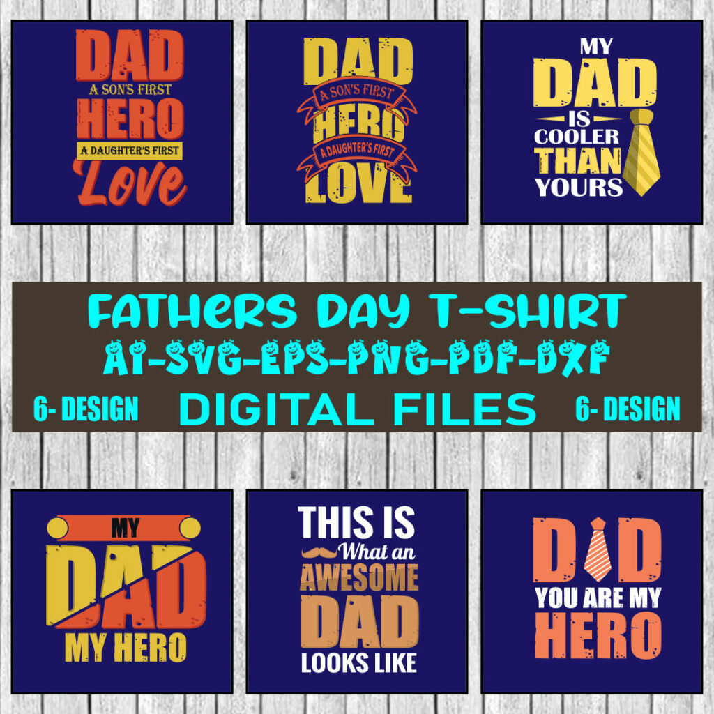Father's Day Bundle SVG Dad Bundle Svg png dxf Funny Dad Svg Father's ...