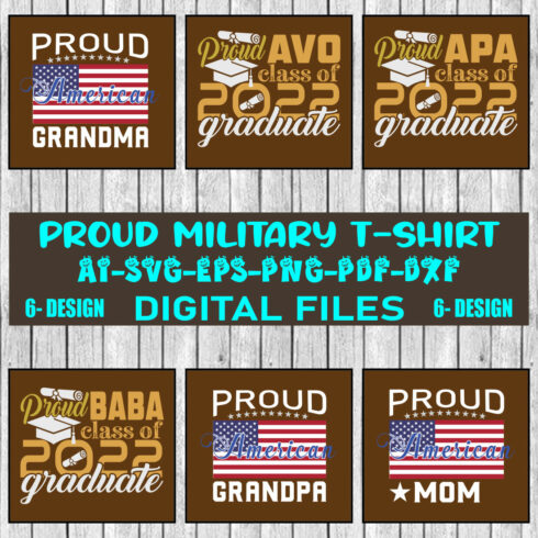 Proud Military T-shirt Design Bundle Vol-8 cover image.