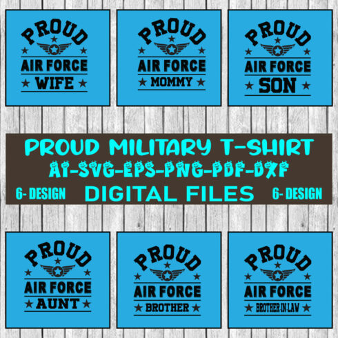 Proud Military T-shirt Design Bundle Vol-2 cover image.