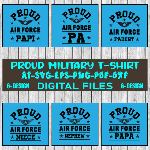 Proud Military T-shirt Design Bundle Vol-5 cover image.