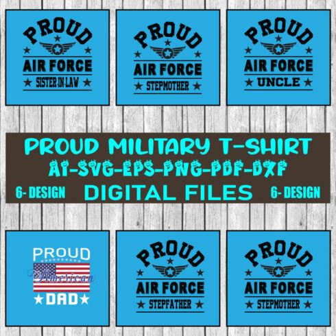 Proud Military T-shirt Design Bundle Vol-7 cover image.