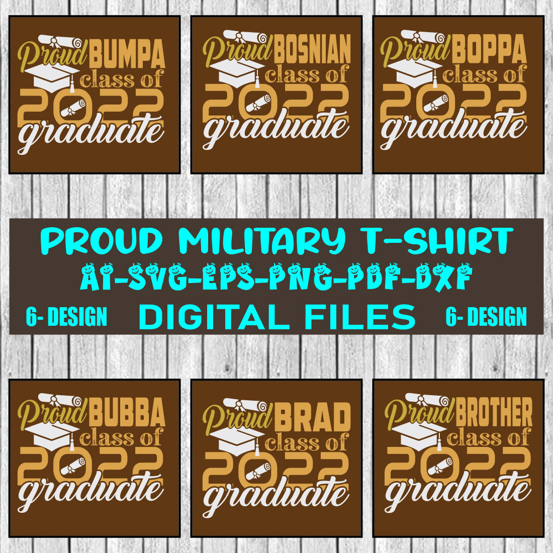 Proud Military T-shirt Design Bundle Vol-10 cover image.