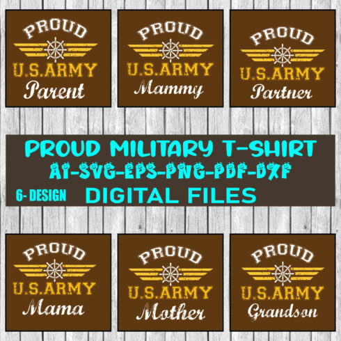 Proud Military T-shirt Design Bundle Vol-15 cover image.