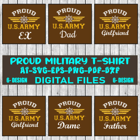 Proud Military T-shirt Design Bundle Vol-13 cover image.