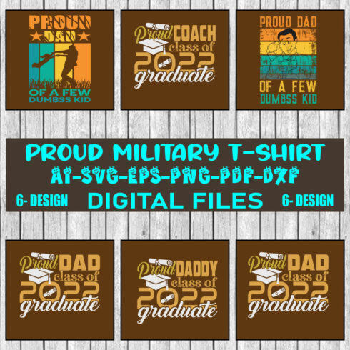 Proud Military T-shirt Design Bundle Vol-11 cover image.