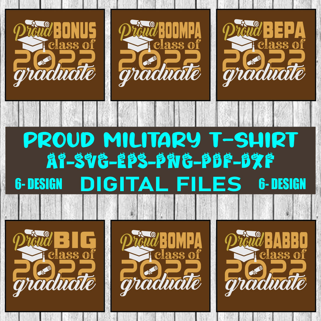 Proud Military T-shirt Design Bundle Vol-9 cover image.